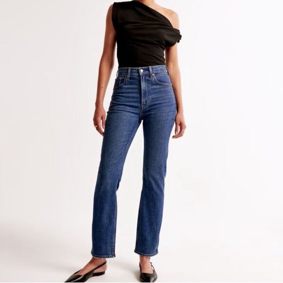 Abercrombie & Fitch Denim - Abercrombie and fitch the ankle straight ultra high rise jeans